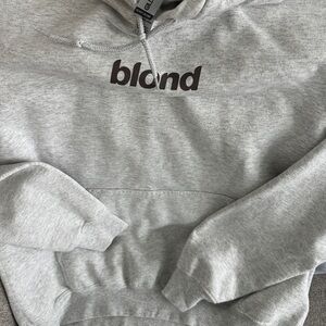 Gildan Gray Hoodie with Black Print
